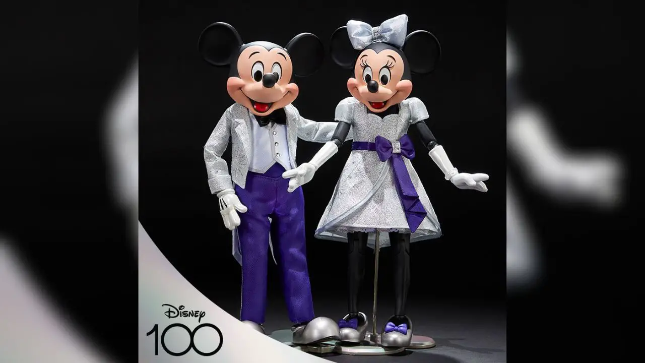 Disney100 Mickey Mouse and Minnie Mouse Dolls
