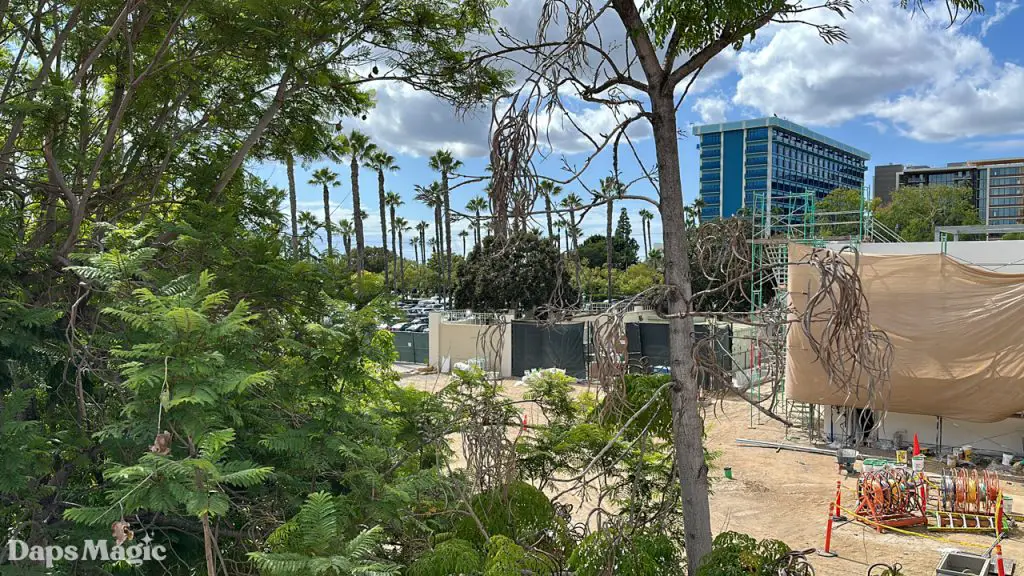 Downtown Disney District Construction Update From Monorail October 1 2023