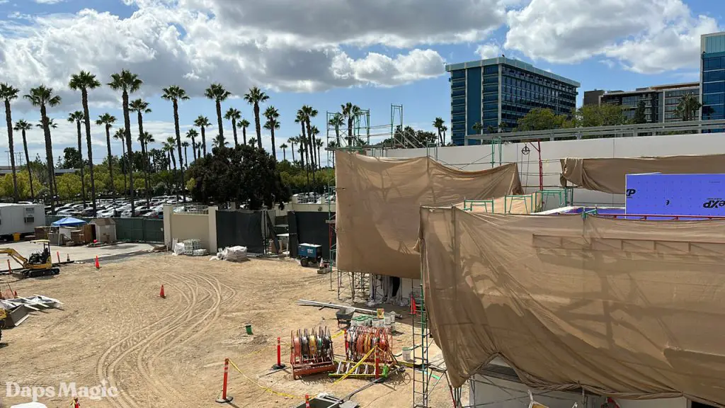 Downtown Disney District Construction Update From Monorail October 1 2023