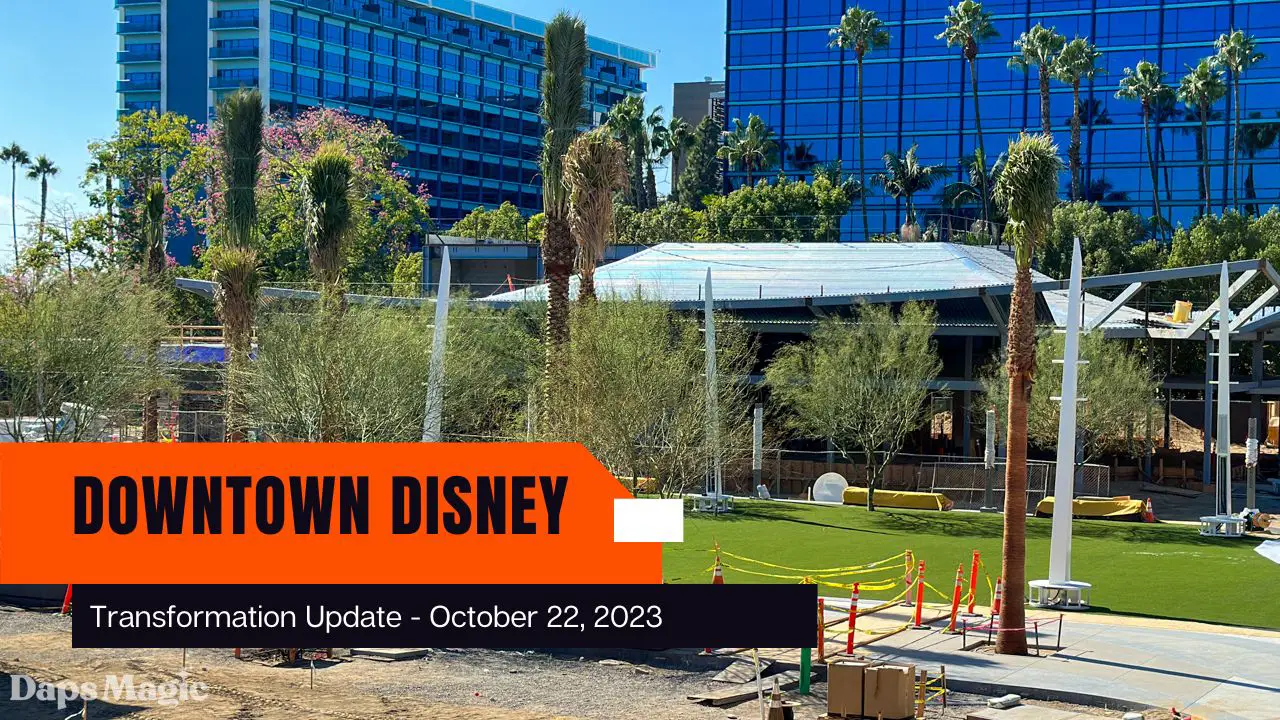 Photos/Video: Downtown Disney District Construction Update – October 22, 2023