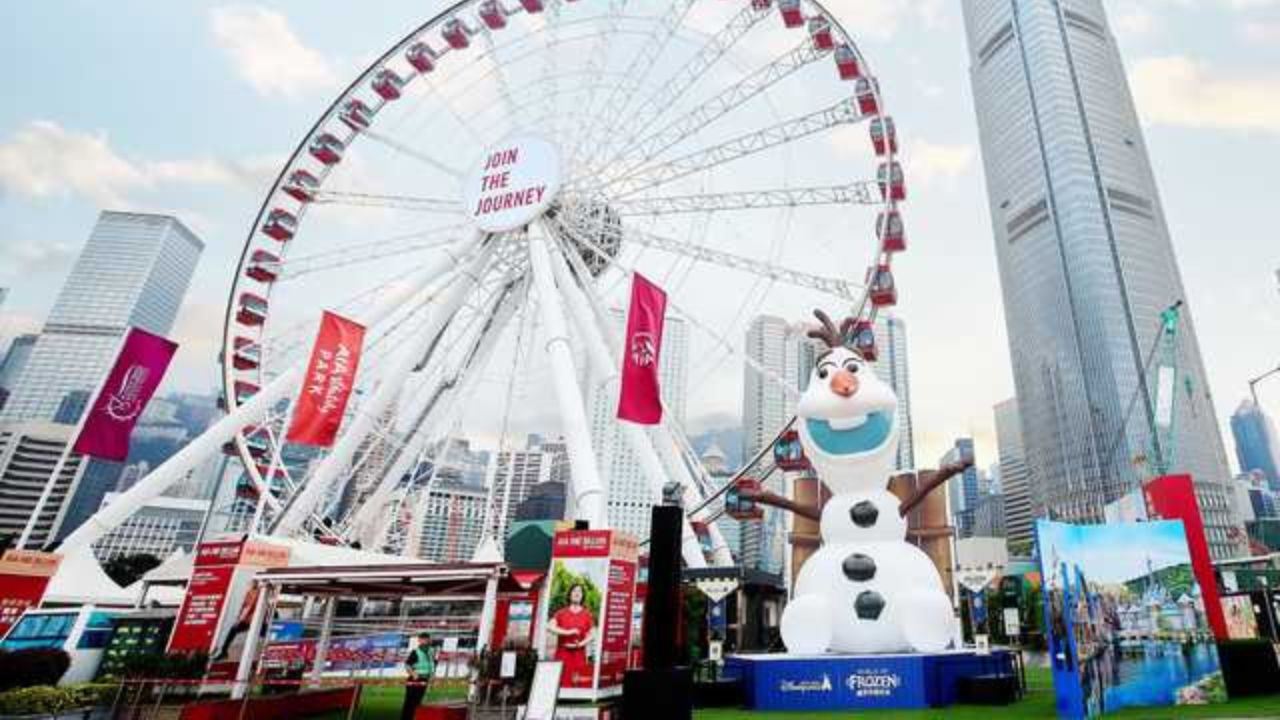 10-meter Giant Olaf Tours Asia and Invites Guests to Arendelle