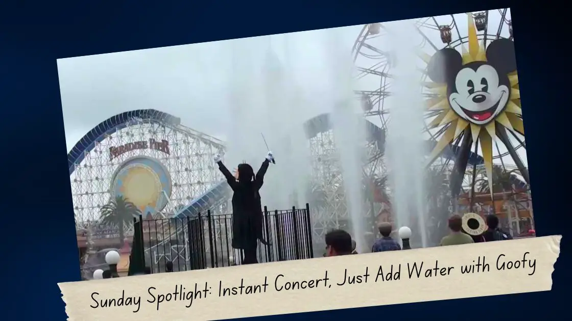 Sunday Spotlight: Instant Concert, Just Add Water with Goofy 