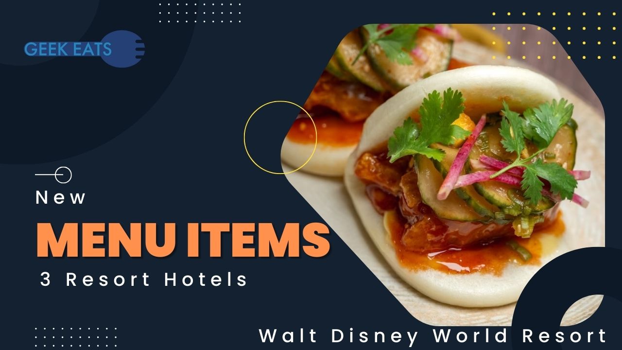 3 Walt Disney World Resort Hotels Getting New Dishes Starting October 11th