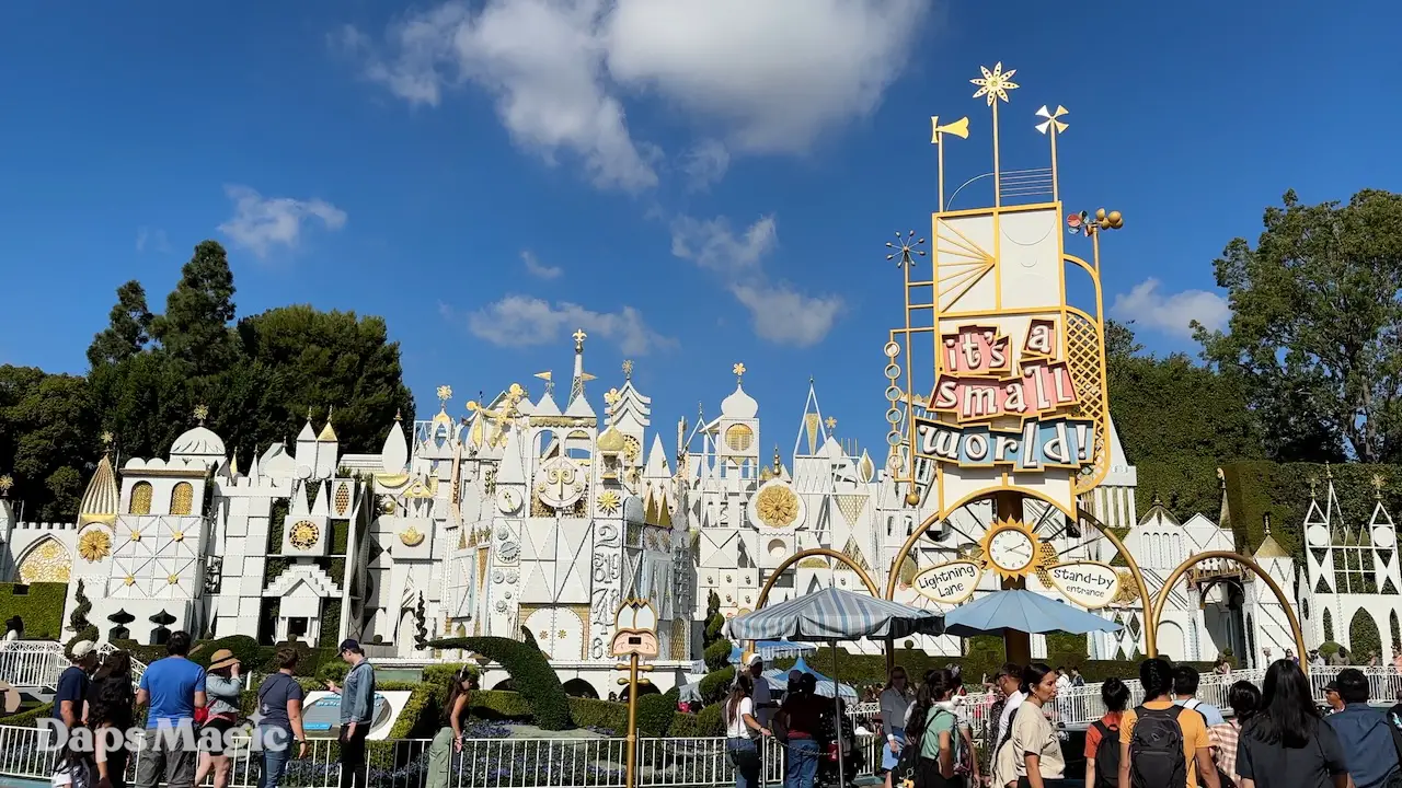 Disneyland Guests Take Final Cruise on it’s a small world Before Holiday Overlay