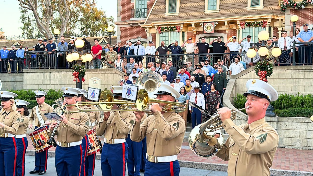 Disneyland Resort Honors Veterans During Special Veterans Day Patriotic Flag Retreat