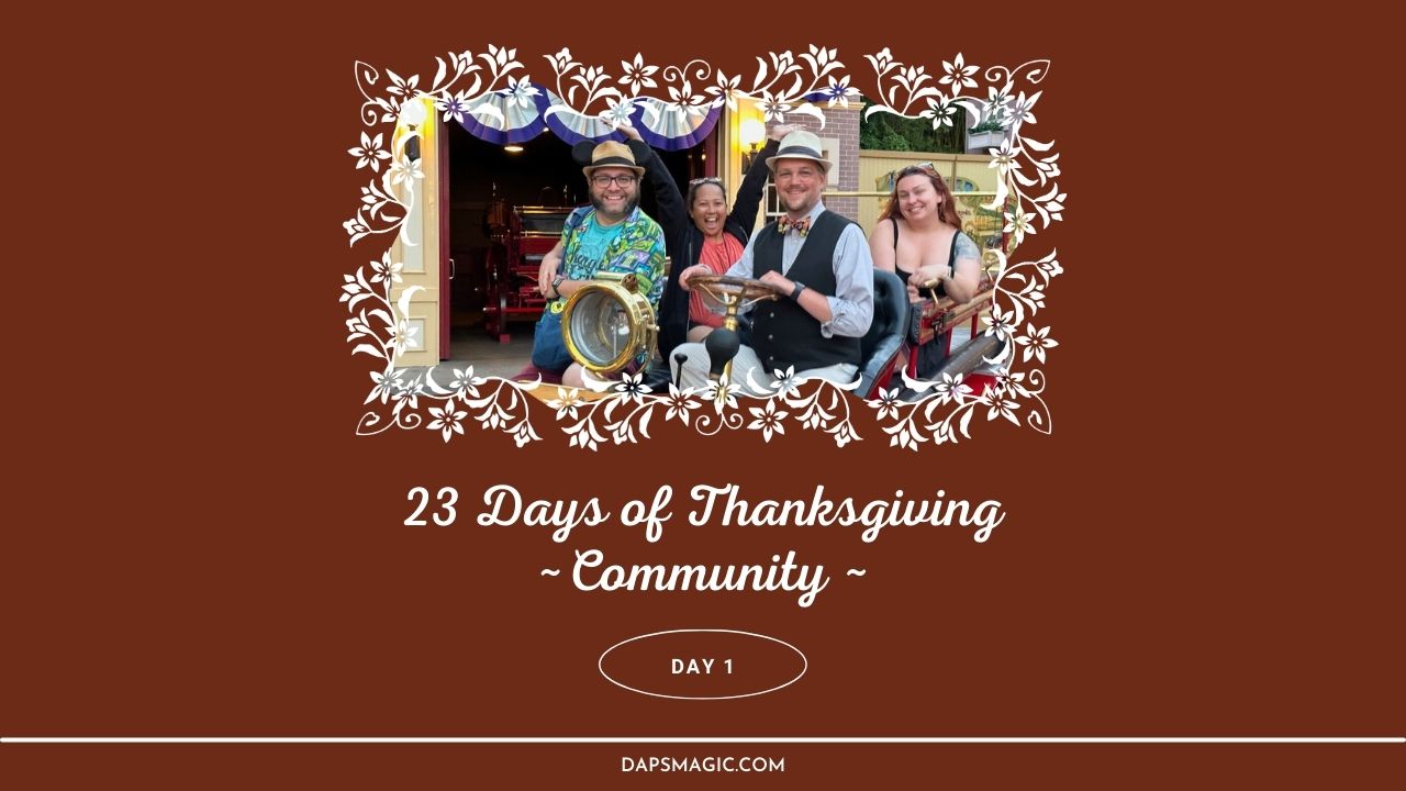 Community- Day One – 23 Days of Thanksgiving