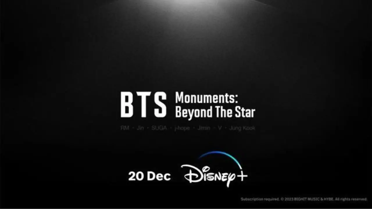 BTS Monuments: Beyond The Star – An Eight-Part Documentary Event – To Debut December 20 Exclusively On Disney+