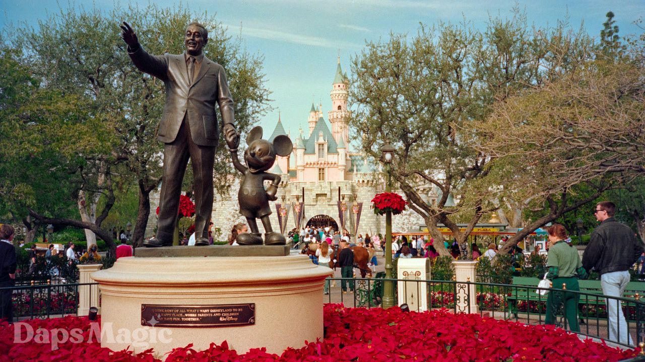 30 Years Ago at Disneyland - Partners Statue - Disneyland