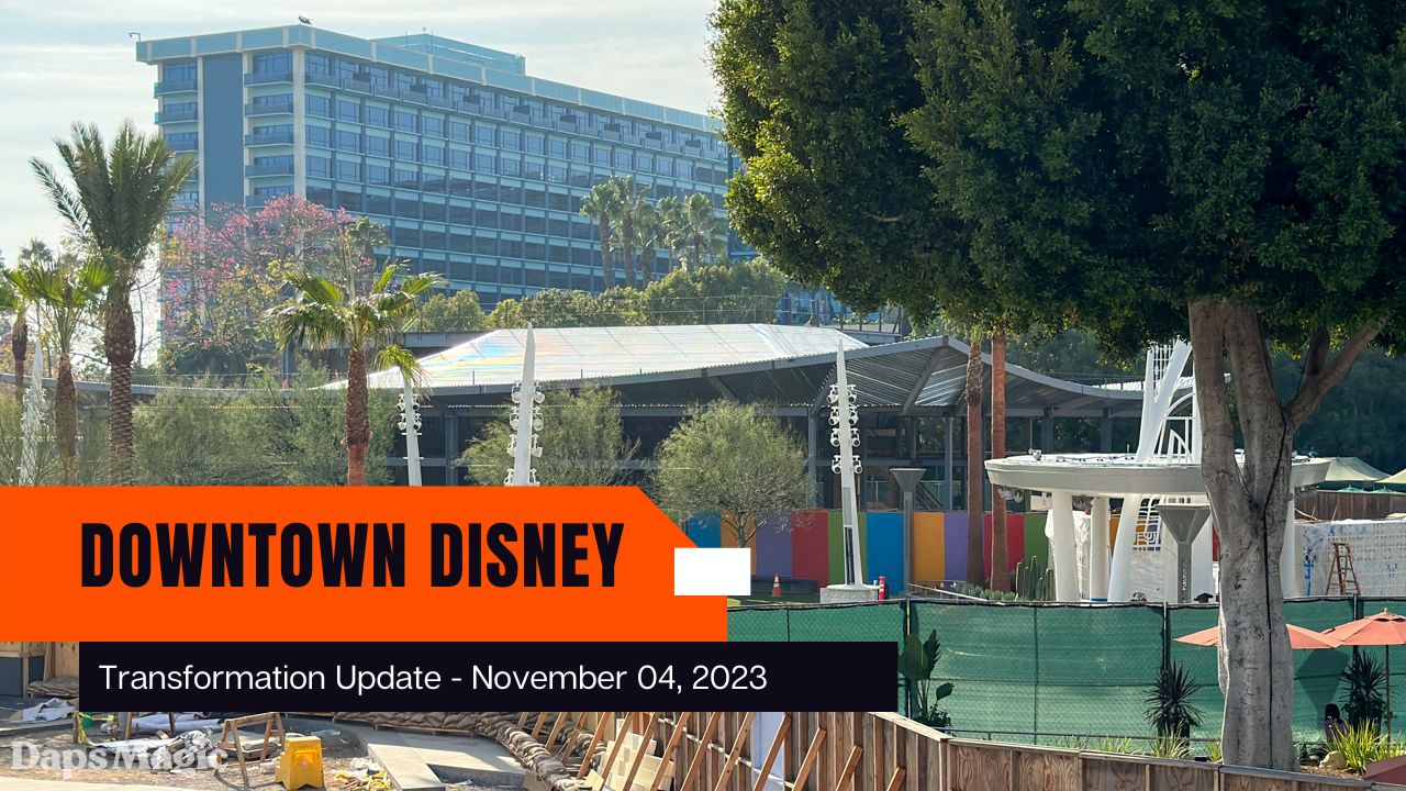 Photos/Video: Downtown Disney District Construction Update – November 4, 2023