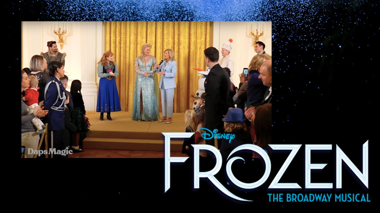 North American Tour of Disney’s ‘Frozen’ Performs at The White House Holiday Décor Unveiling