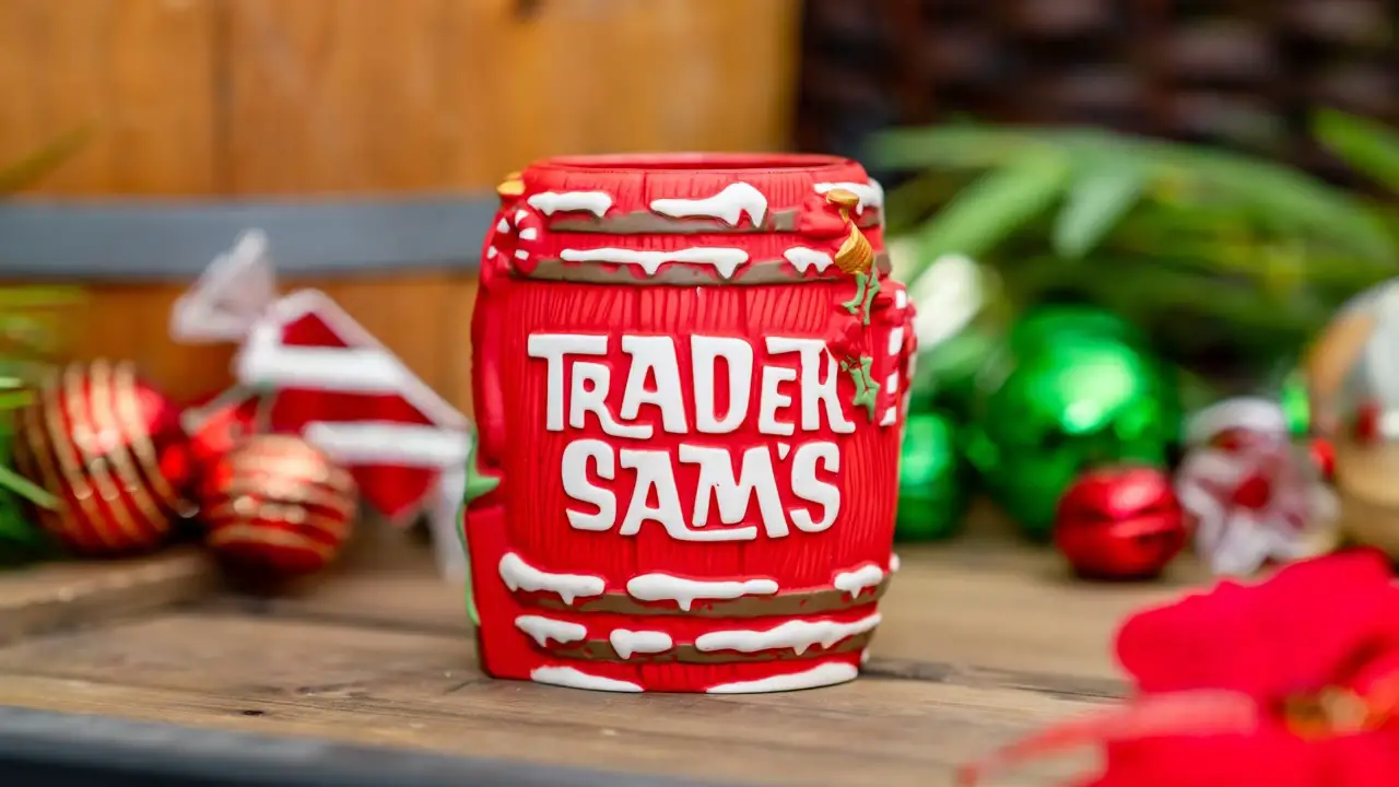 New Holiday Rum Barrel Mug Coming to Trader Sam’s Enchanted Tiki Bar