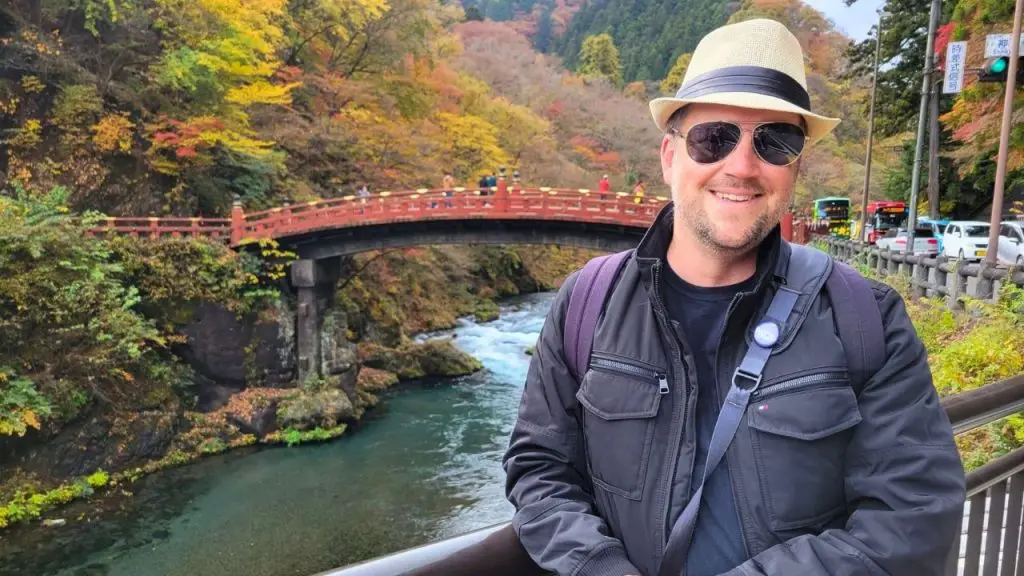 Mr. Daps at Nikko, Japan