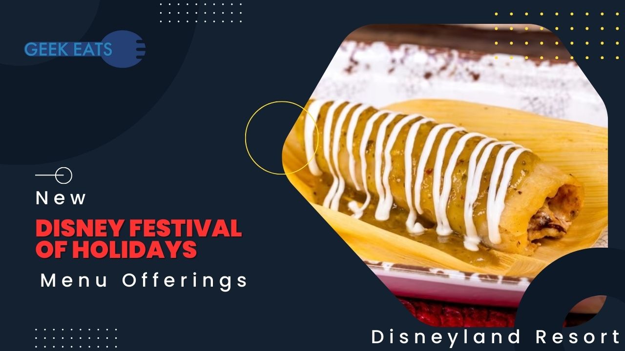 Check Out the 2023 Disney Festival of Holidays New Menu Items