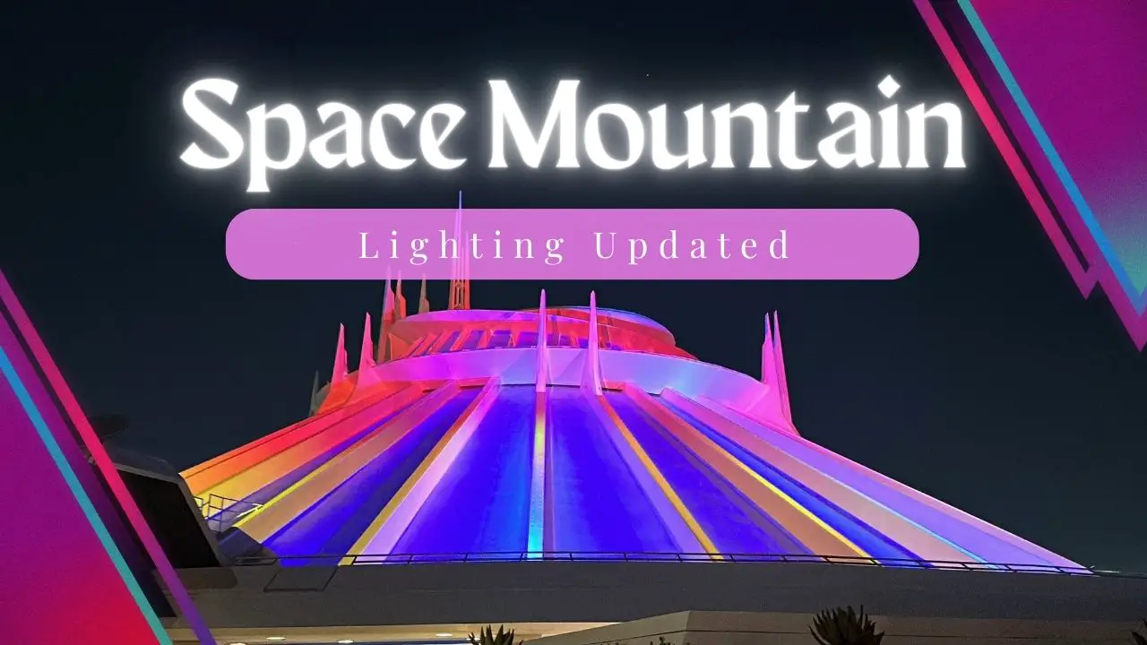 Space Mountain Reopens With New Exterior Lighting
