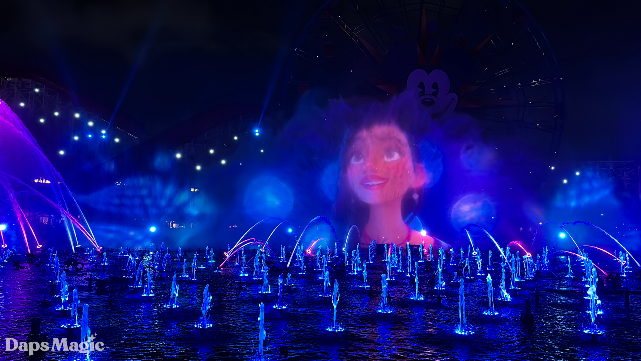 New ‘Wish’ Animated Water Short Now Shown Ahead of World of Color – Season of Light at Disney California Adventure