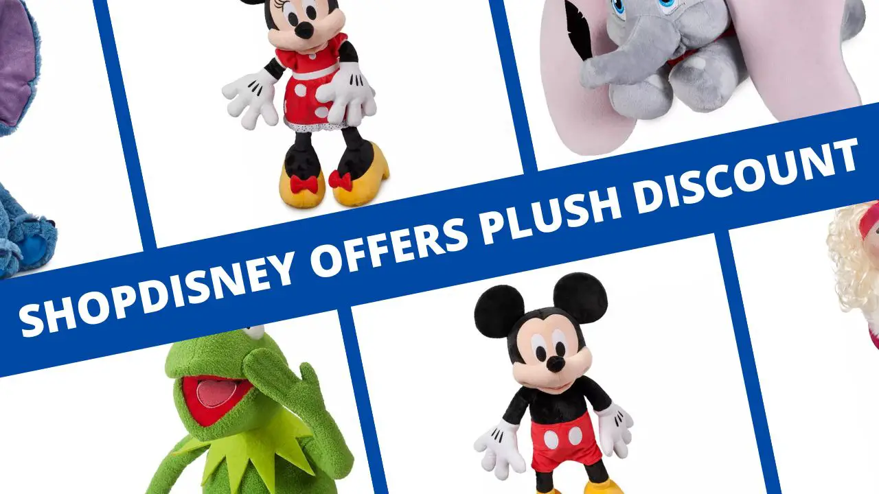 Discount Offered by shopDisney for Select Plush Toys