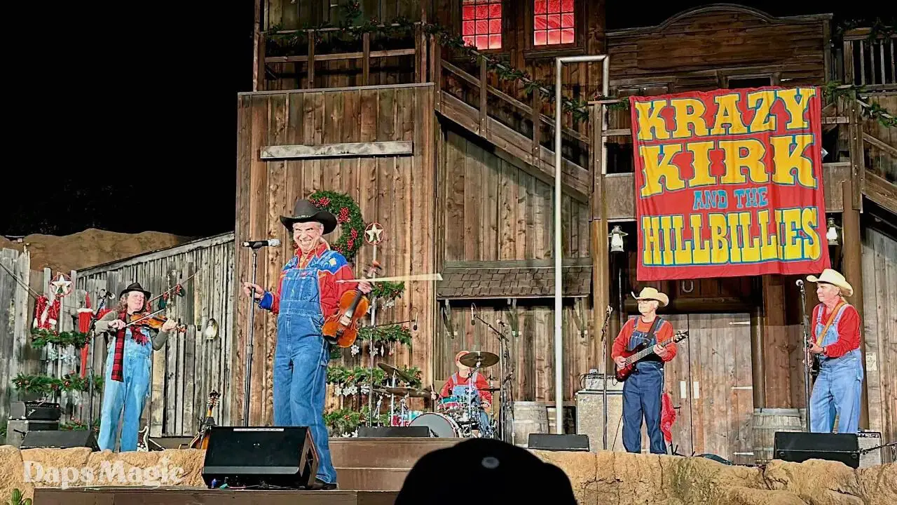 Enjoy Krazy Kirk and the Hillbillies Holiday Spectacular From Knott’s Merry Farm