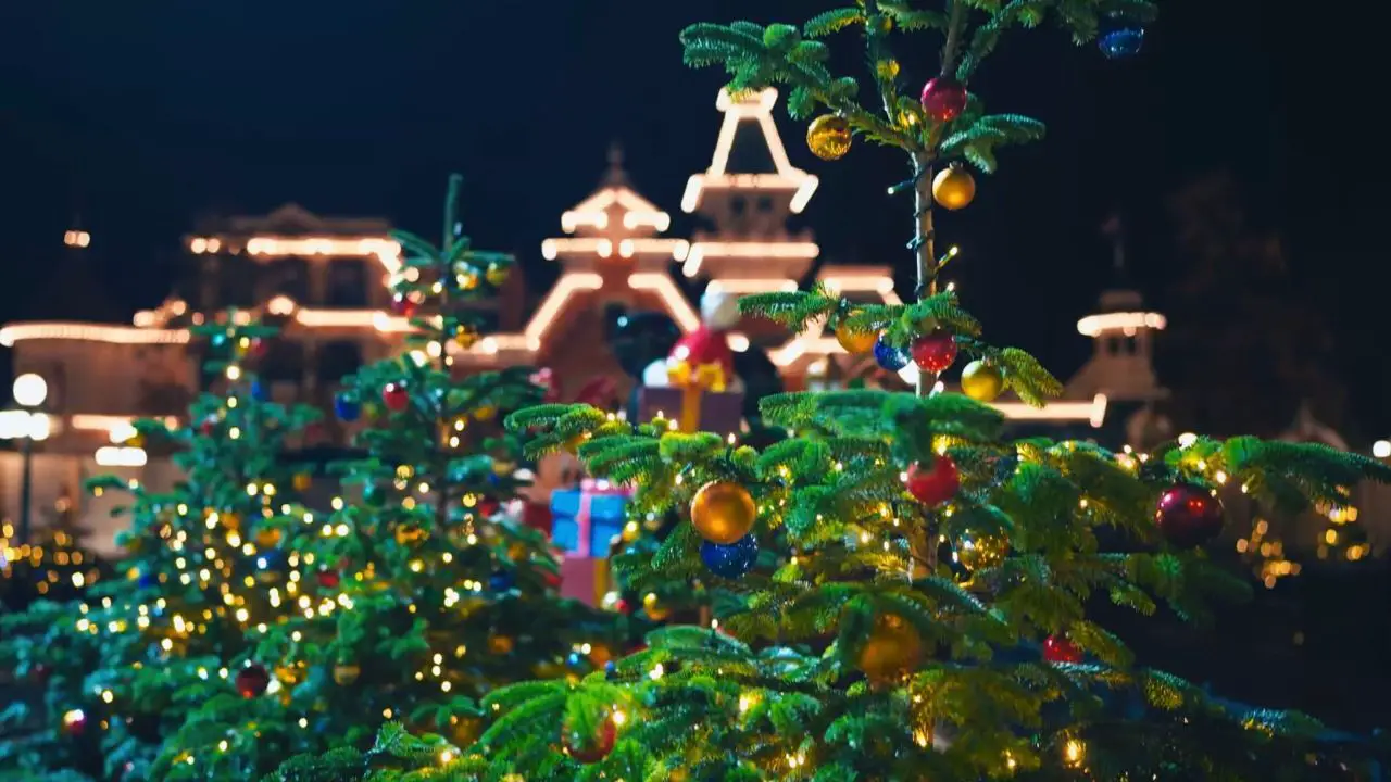Disneyland Paris Uses Real Trees for Christmas Decorations in Continued Focus on Sustainability