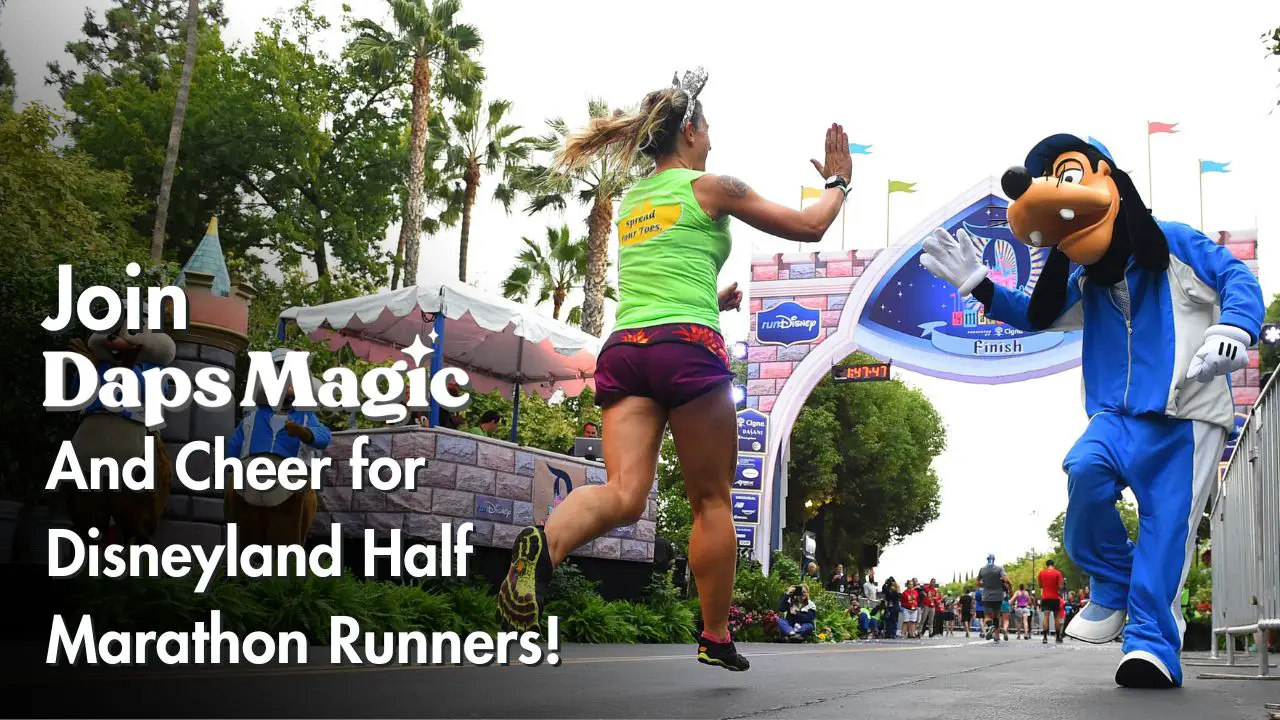 Daps Magic Disneyland Half Marathon Cheer Team