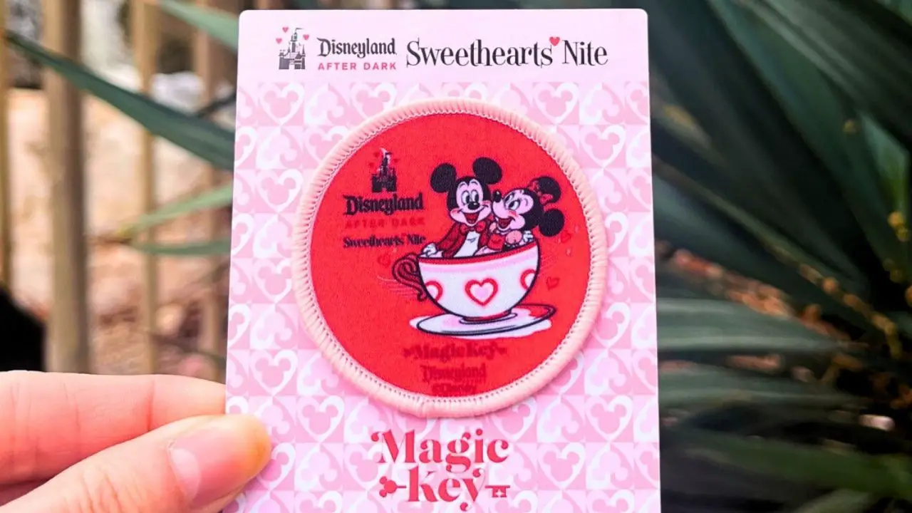 Disneyland Resort Reveals First Exclusive Magic Key Patch That Will Debut at Disneyland After Dark: Sweethearts’ Nite