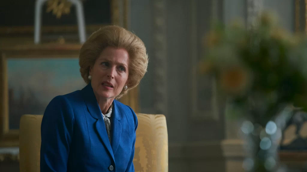 Gillian Anderson as Margaret Thatcher in The Crown - Photo: Netflix