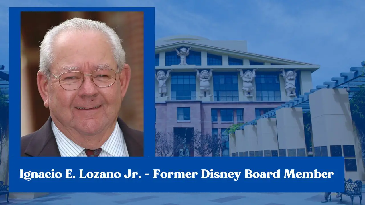Former Disney Board Member Ignacio E. Lozano Jr. Passes Away at 96