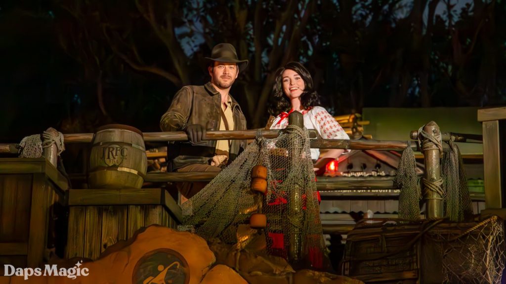 Indiana Jones and Marion Ravenwood at Disneyland After Dark Sweethearts' Nite 2024