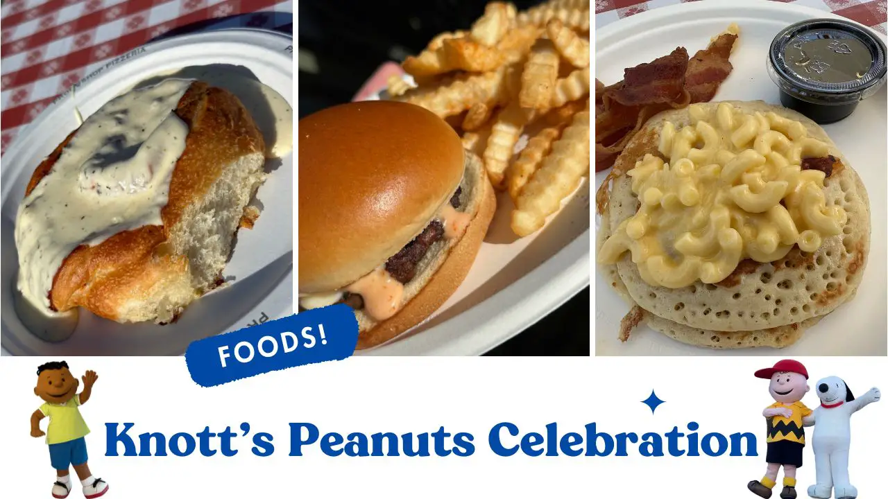 Knott's Peanuts Celebration Foods