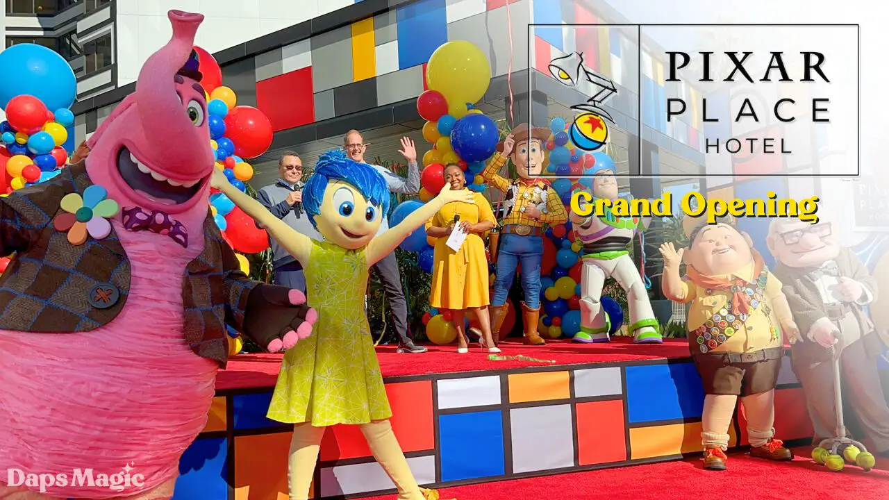 Bing Bong Helps Open Pixar Place Hotel at Disneyland Resort