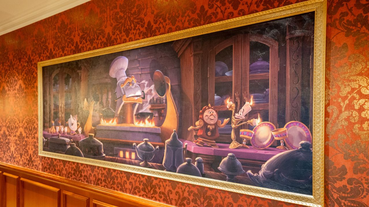 Disneyland Paris Shares Artwork for Royal Banquet at Disneyland Hotel