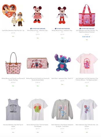 GIFT GUIDE: Valentine's Day Gifts on shopDisney ~ Daps Magic