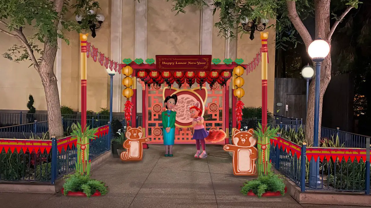 ‘Turning Red’ Characters to Debut at Disneyland Resort During Lunar New Year Celebration