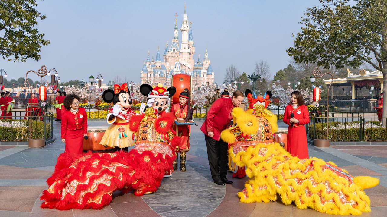Guests Celebrate the First Day of the Year of the Dragon with Mushu at Shanghai Disney Resort