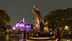 An Evening Stroll Around Disneyland in the Rain