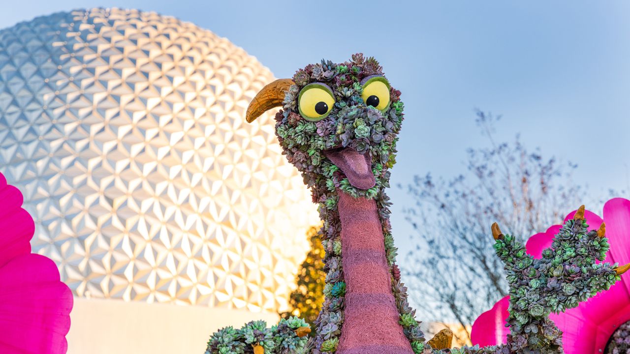 Figment Comes to Life in Topiary Form Ahead of 2024 EPCOT International Flower & Garden Festival as More Details Are Released