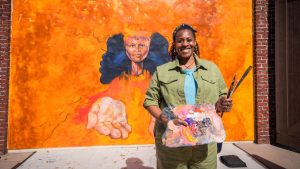Marcella Swett Pains ‘Gullah Magic’ for Disney Springs Art Walk at Walt Disney World Resort