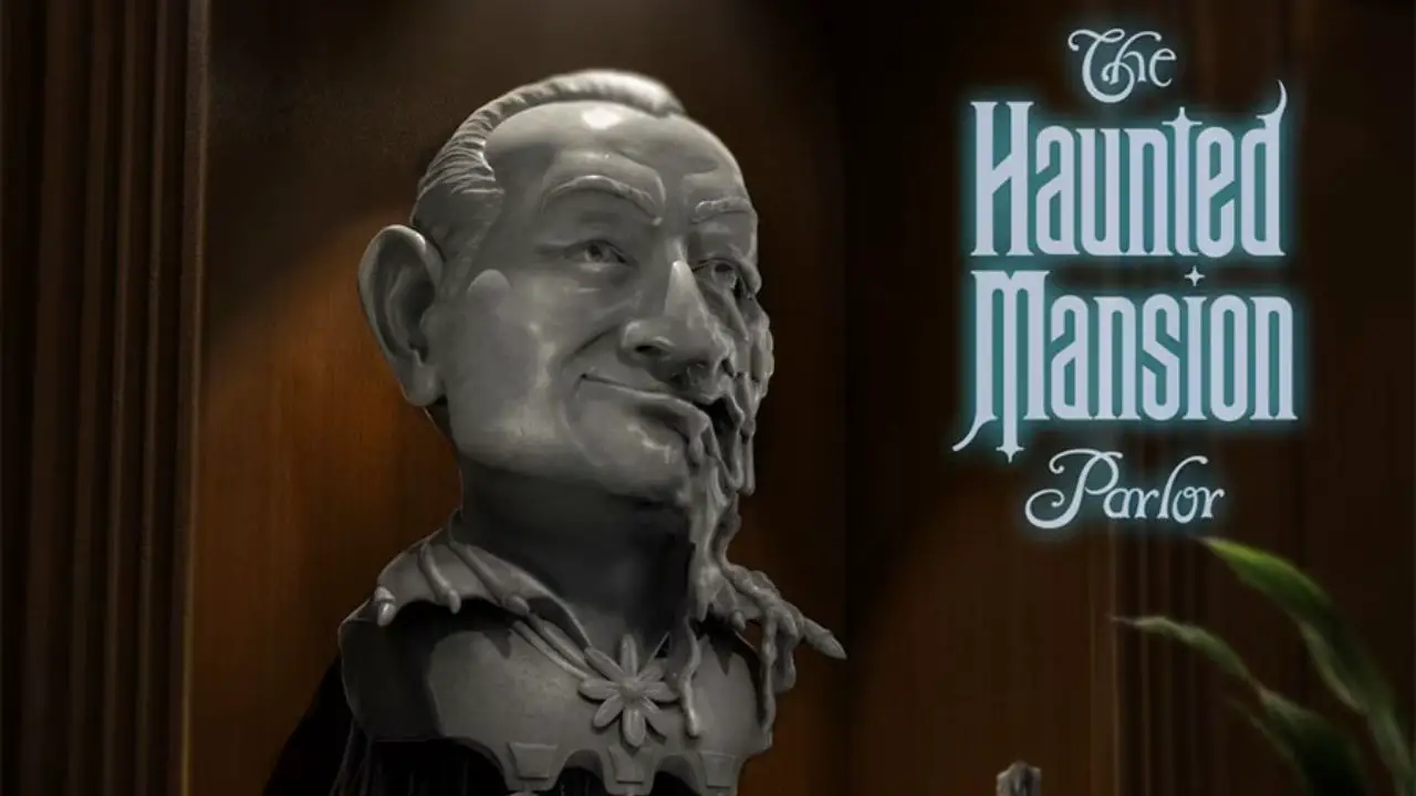 Bust Honoring Disney Legend Rolly Crump to Be Found in Haunted Mansion Parlor on the Disney Treasure