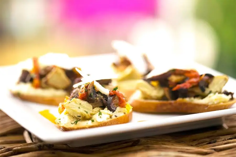 Rustic Bruschetta from Wine Country Trattoria at Disney California Adventure Park