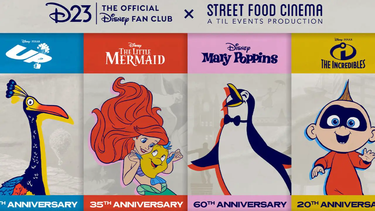 Join D23 & Street Food Cinema For Four Fan-Favorite Anniversary Screenings