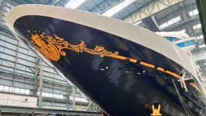Disney Treasure is Floated Out to Make Way for Disney Destiny