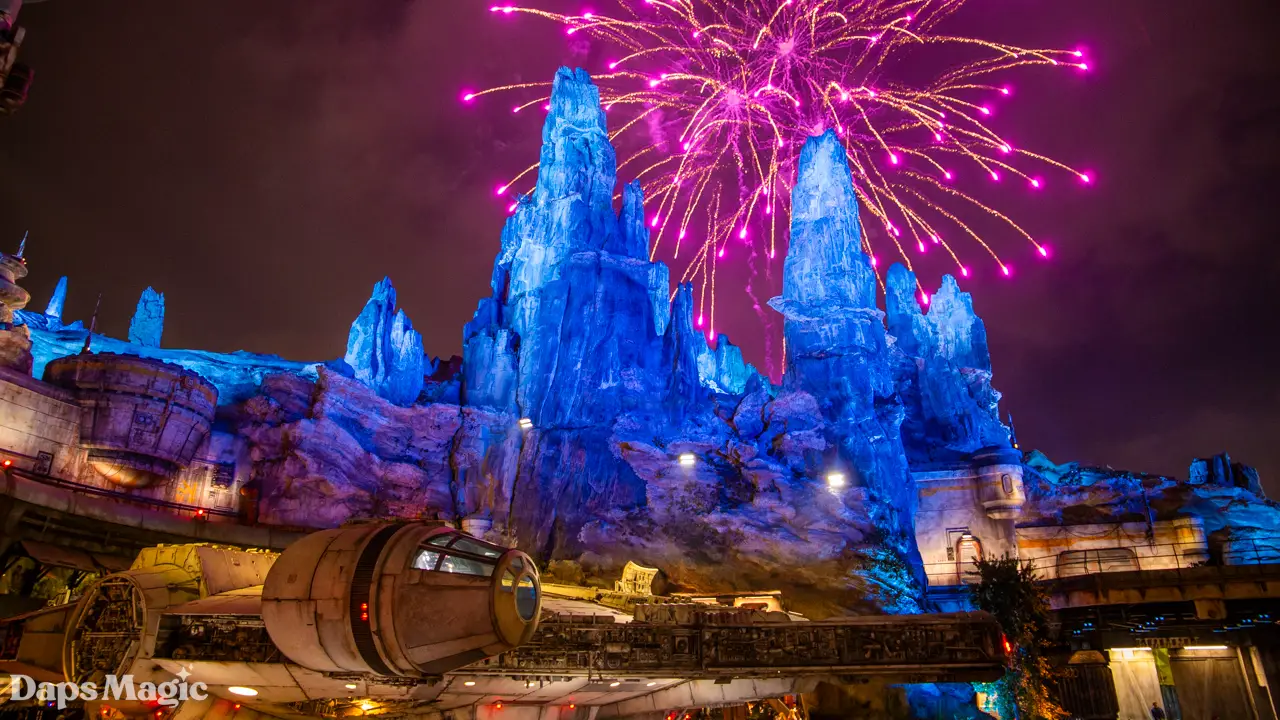 Star Wars: Galaxys Edge Fireworks | Millennium Falcon | Disneyland
