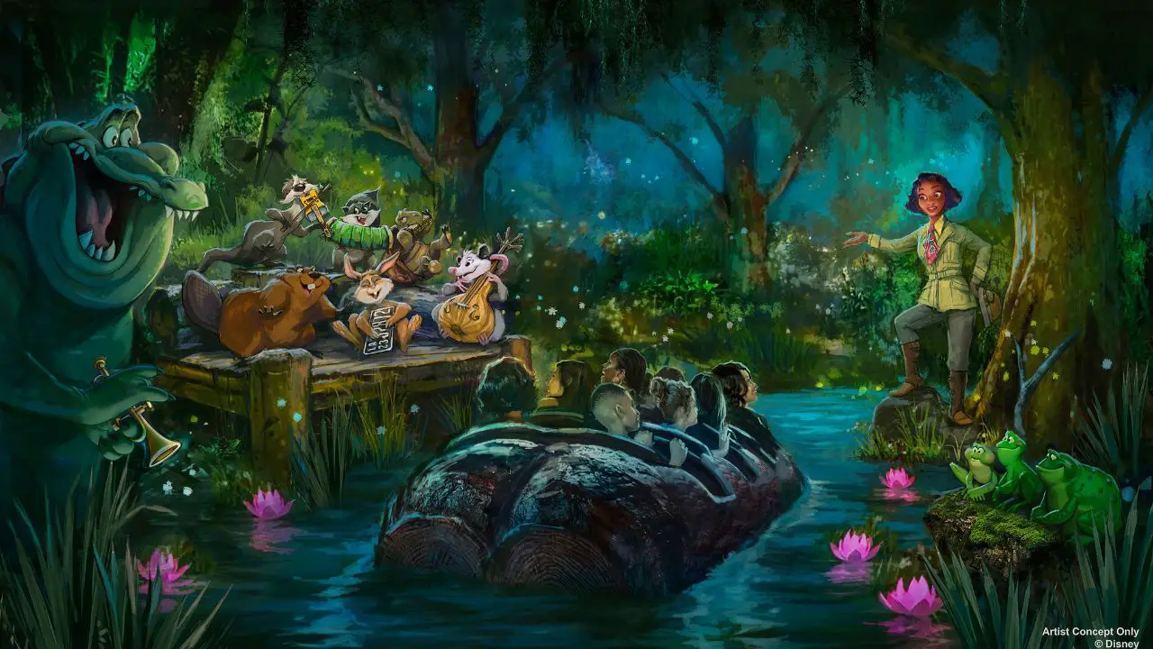 Disney Gives First Introduction of Tiana’s Bayou Adventure Critters