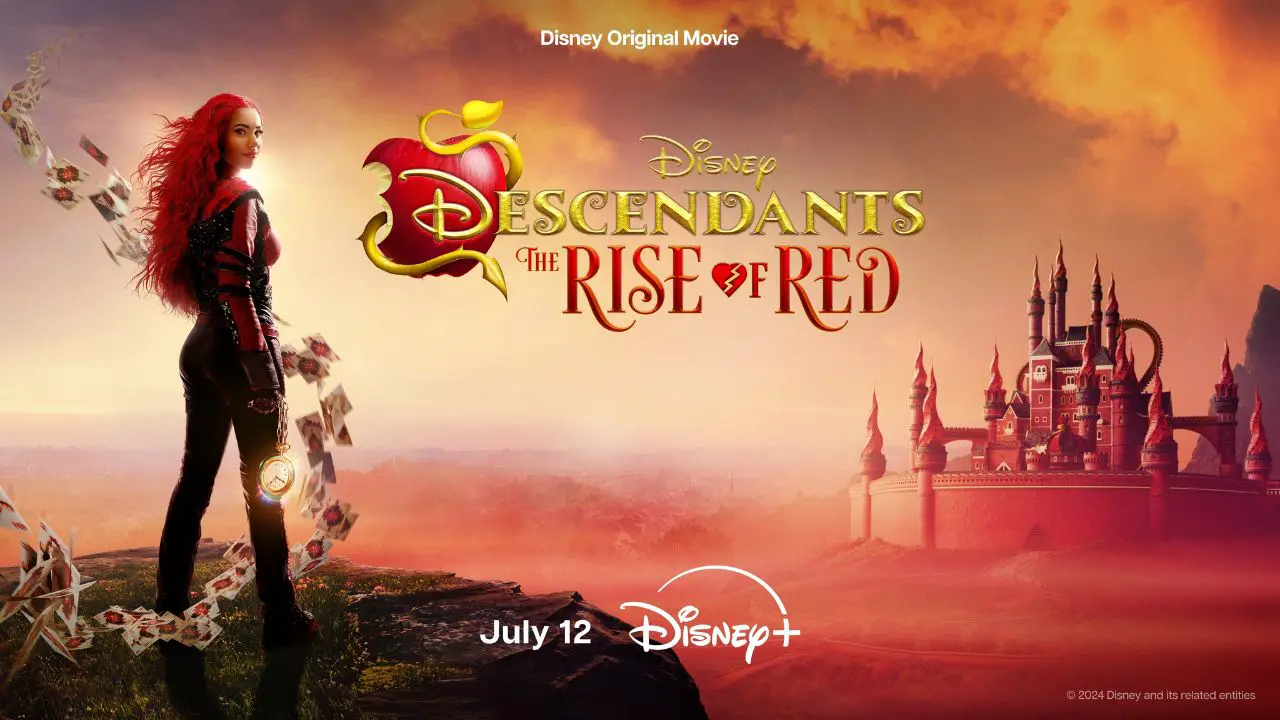 New Teaser and Poster for ‘Descendants: The Rise of Red’ Arrives Before Disney+ Debut