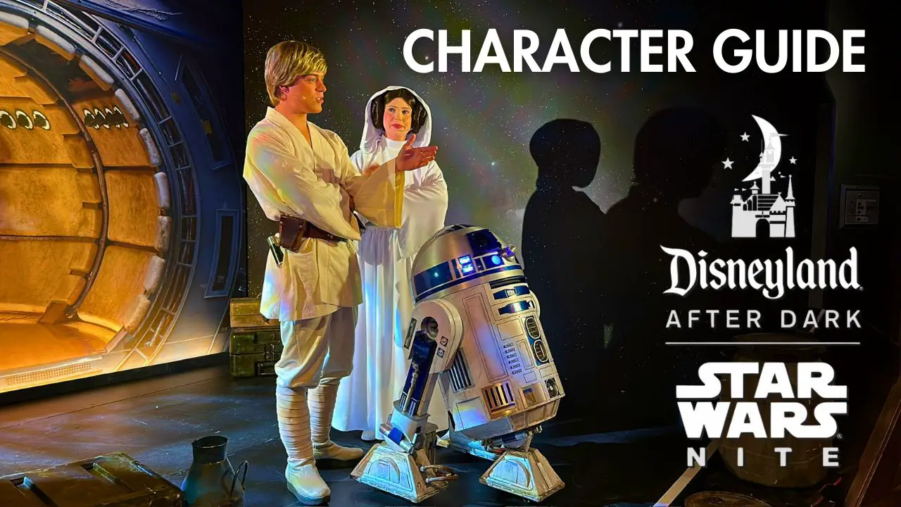 Character Guide: Disneyland After Dark: Star Wars Nite 2024
