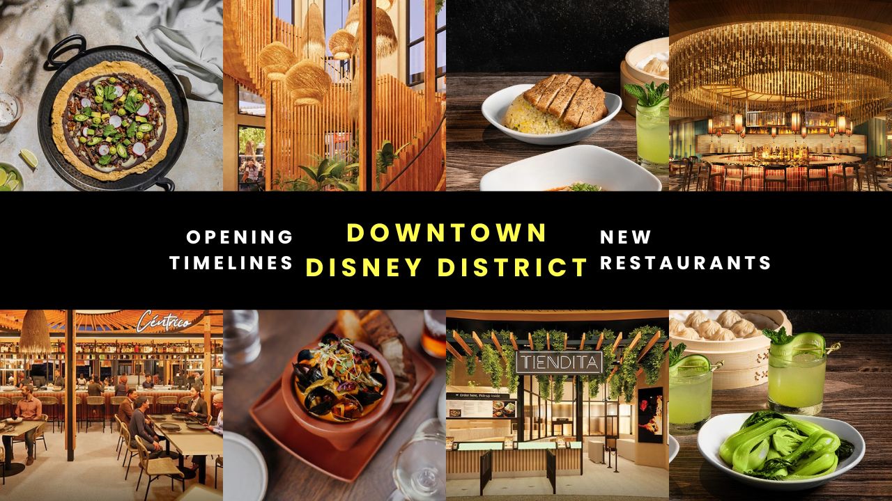 Restaurant Opening Timelines and Two New Restaurant Concepts for Downtown Disney District Announced
