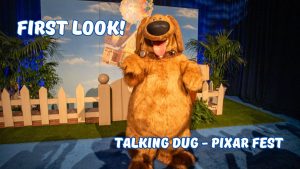 Talking Dug Coming to Pixar Fest at Redwood Creek Challenge Trail in Disney California Adventure