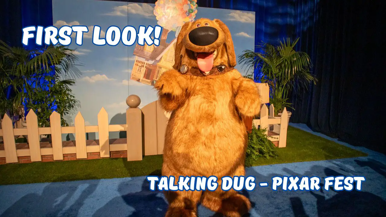 Talking Dug Coming to Pixar Fest at Redwood Creek Challenge Trail in Disney California Adventure
