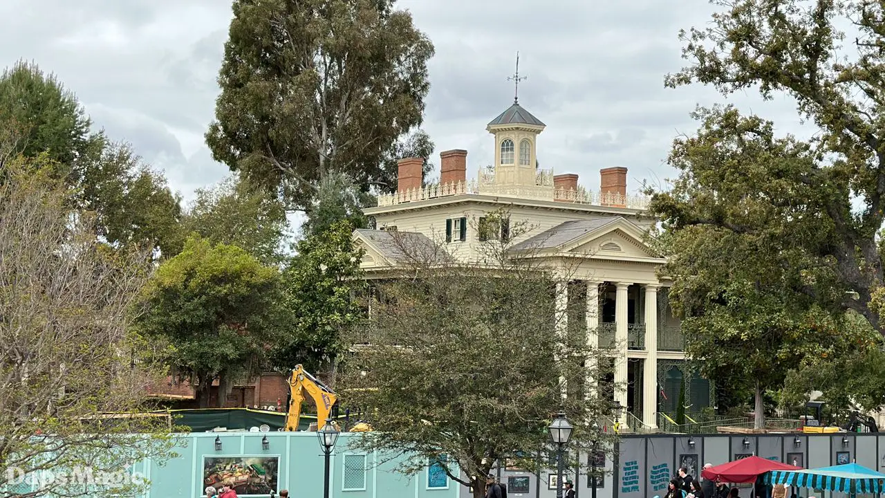 Disneyland’s Haunted Mansion Construction Update