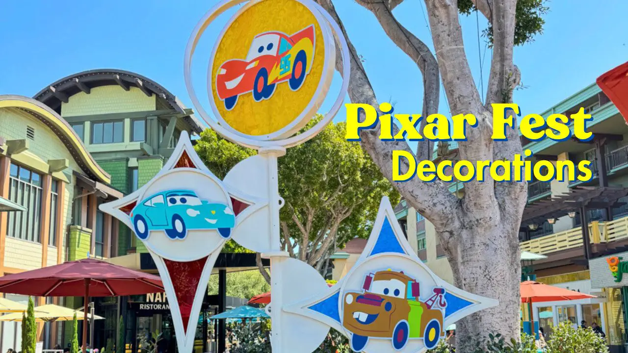 Pixar Fest Decorations - Disneyland Resort