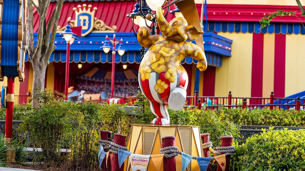 Smellephants on Parade Begin to Arrive at Storybook Circus in Walt Disney World’s Magic Kingdom